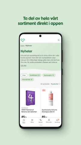 Apotek Hjärtat для Android — скриншот 4