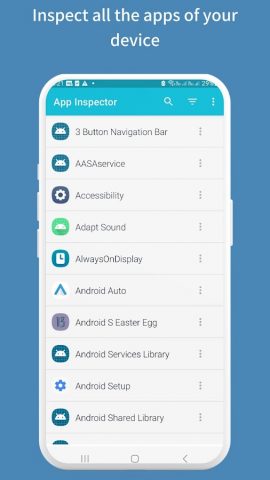 Package Name Inspector для Android — скриншот 1