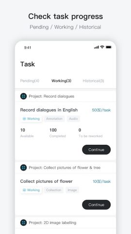Appen Task для Android — скриншот 5