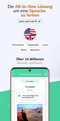 Aprende inglés rápidamente для Android — скриншот 1