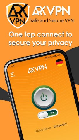 Ark VPN : Safe and Secure VPN для Android — скриншот 1