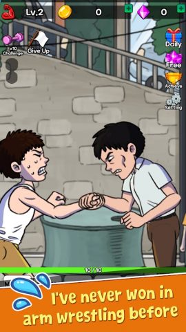 Arm Wrestling Clicker Game для Android — скриншот 2