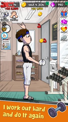 Arm Wrestling Clicker Game для Android — скриншот 3