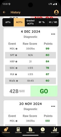 ArmyFit для Android — скриншот 2