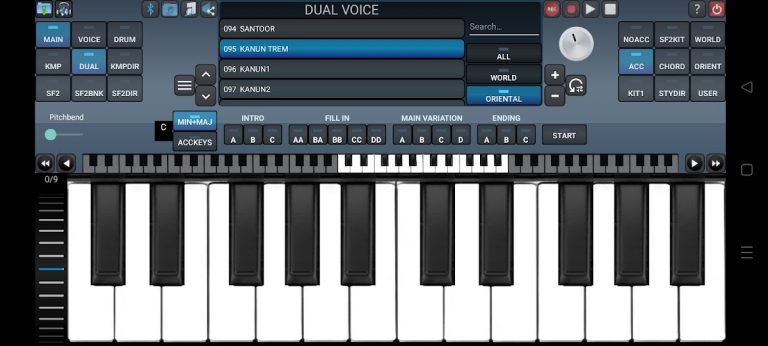 Arranger Keyboard для Android — скриншот 2