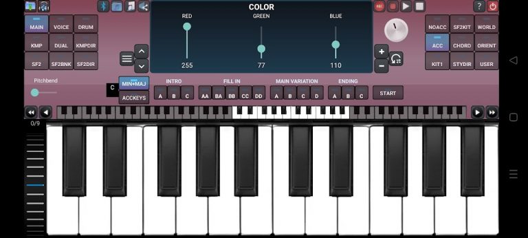 Arranger Keyboard для Android — скриншот 3