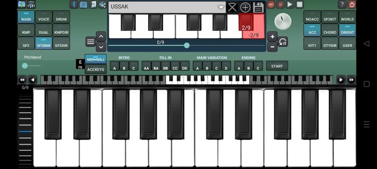 Arranger Keyboard для Android — скриншот 4