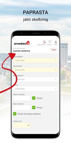 Aruodas.lt для Android — скриншот 4
