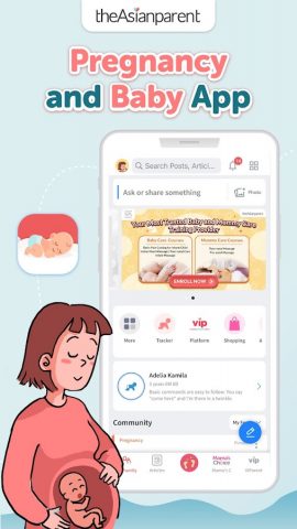 Asianparent: Pregnancy & Baby для Android — скриншот 1