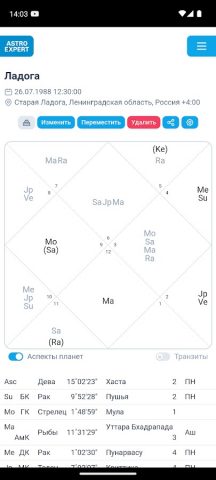 Astro Expert для Android — скриншот 3