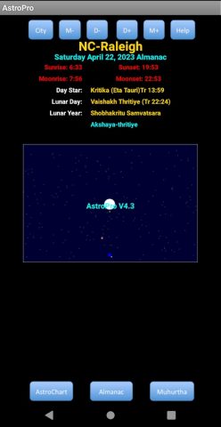 AstroPro для Android — скриншот 1