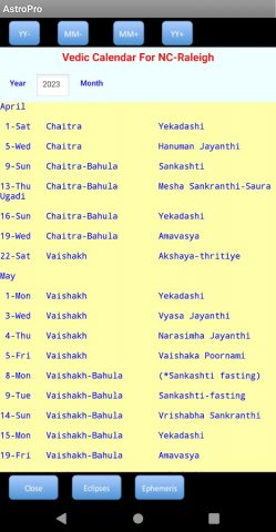 AstroPro для Android — скриншот 4