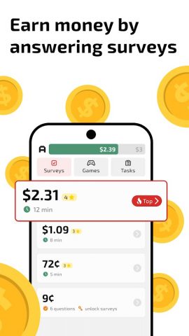 AttaPoll Surveys: Earn Money для Android — скриншот 2