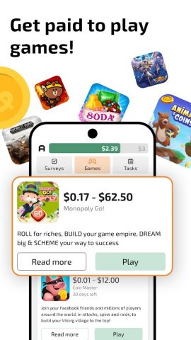 AttaPoll Surveys: Earn Money для Android — скриншот 3