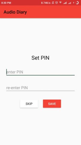 Audio Diary Free для Android — скриншот 3