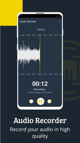 Audio Recorder для Android — скриншот 2