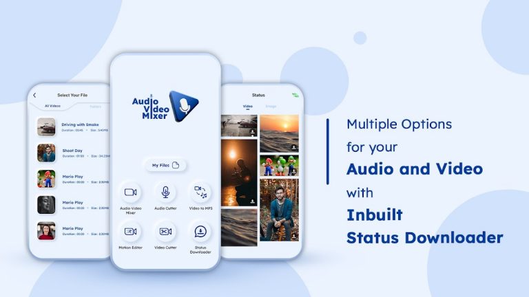 Audio Video Mixer & Editor для Android — скриншот 1