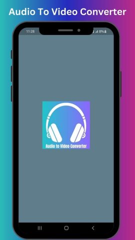 Audio to Video Converter для Android — скриншот 1