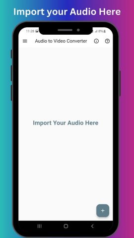 Audio to Video Converter для Android — скриншот 2