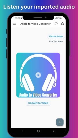 Audio to Video Converter для Android — скриншот 3