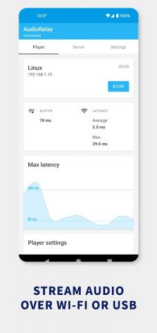 AudioRelay: стриминг аудио для Android — скриншот 3