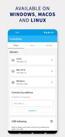 AudioRelay: стриминг аудио для Android — скриншот 5