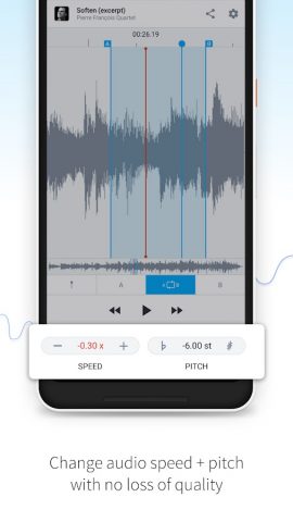 AudioStretch:Music Pitch Tool для Android — скриншот 4