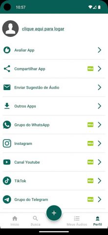 AudiosWhats для Android — скриншот 5