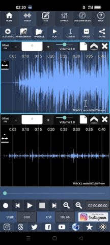 Audiosdroid Audio Studio для Android — скриншот 2