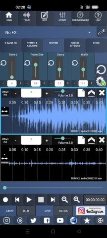 Audiosdroid Audio Studio для Android — скриншот 4