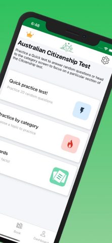 Australian Citizenship Test для Android — скриншот 2