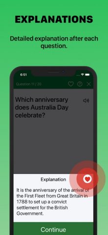 Australian Citizenship Test для Android — скриншот 4