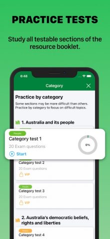Australian Citizenship Test для Android — скриншот 5