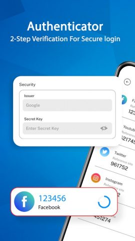 Authenticator App: 2FA Code для Android — скриншот 1