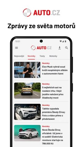 Auto.cz для Android — скриншот 1