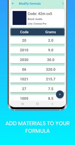 Automotive Color Matching для Android — скриншот 3
