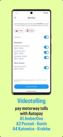Autopay. Vignettes, motorways для Android — скриншот 4
