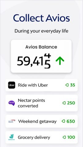 Avios: Shop, Collect & Travel для Android — скриншот 3