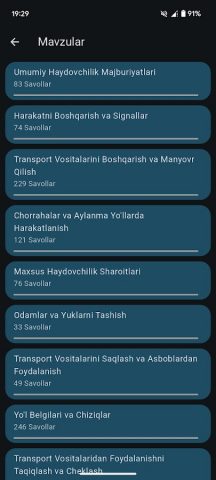 Avto Exam 2: YHQ 1000+ Savol для Android — скриншот 2