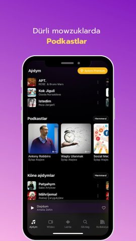 Aydym.com — Музыкальный портал — скриншот 2