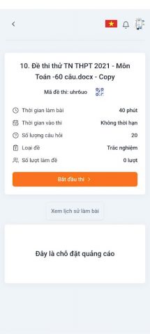 Azota Student для Android — скриншот 3