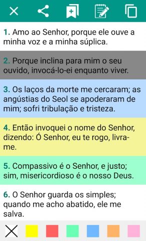 Bíblia Sagrada Estudos для Android — скриншот 1