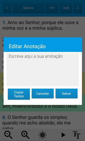 Bíblia Sagrada Estudos для Android — скриншот 5