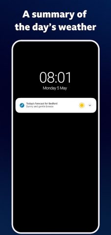 BBC Weather для Android — скриншот 2