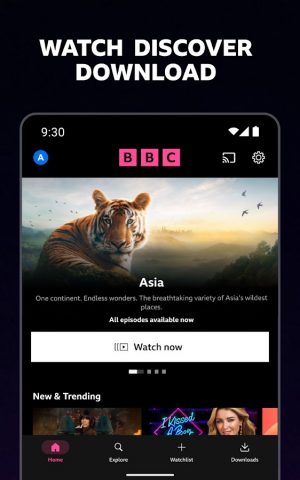 BBC iPlayer для Android — скриншот 1