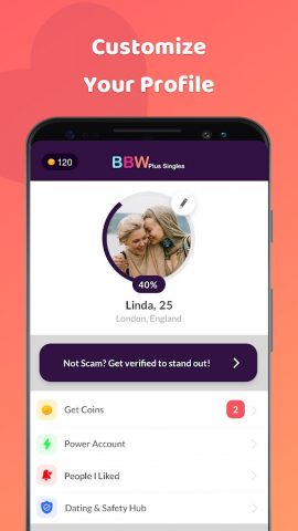 BBW Singles: Curvy & Plus Size для Android — скриншот 5