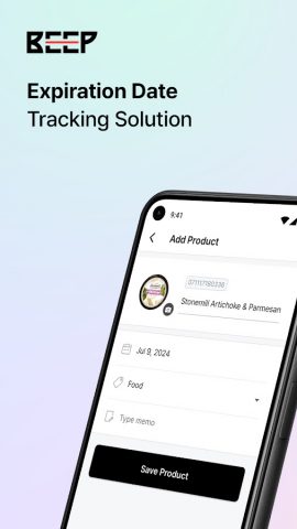 BEEP — Expiry Date Tracking для Android — скриншот 1