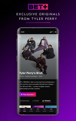 BET+ для Android — скриншот 1