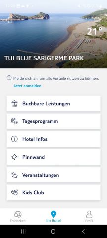 BLUE App для Android — скриншот 3