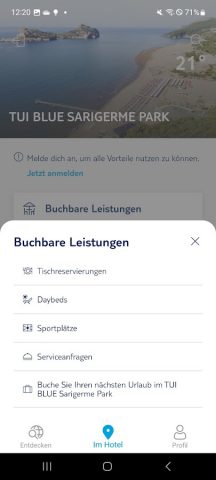 BLUE App для Android — скриншот 4